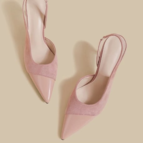 Grace Bicolor Slingback Heels