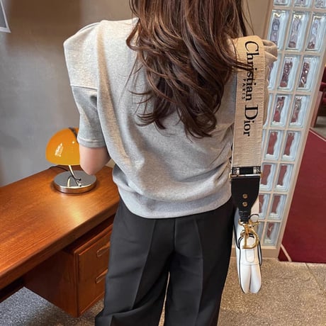 パフスリーブスエットトップス