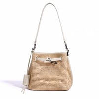 Raffia Belt Shoulder Bag