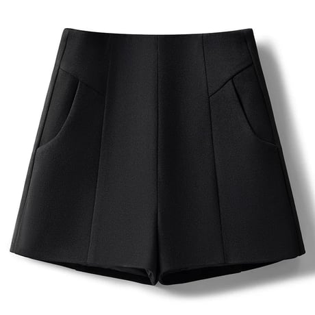 4color High-Waist Flare Shorts
