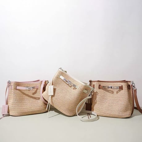 Raffia Belt Shoulder Bag