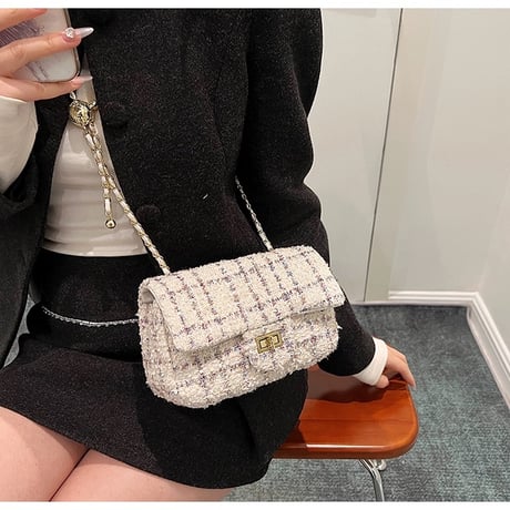 カラフルツイードbag