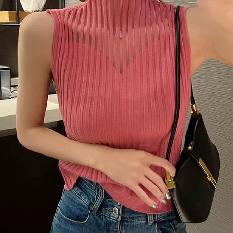5color  sexyノースリトップス