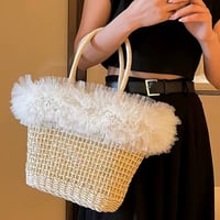 2color tulleバスケットbag