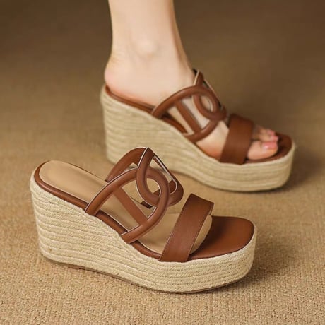 Loop Wedge Sandals
