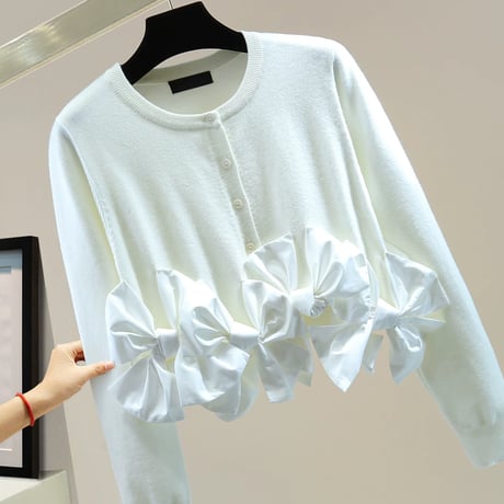 Ribbon Bloom Cardigan