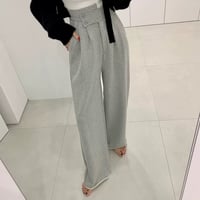 High Waist Relax Wide Pants