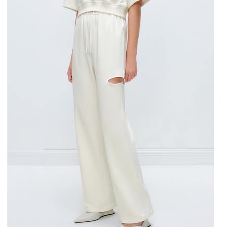 Muse Cut Sweat Wide Pants