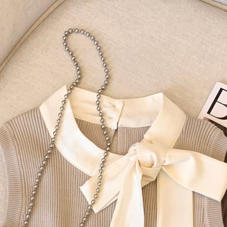 3color bi-colorribbon tops
