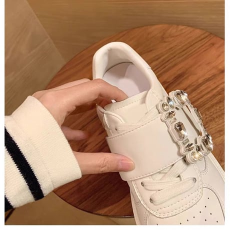 square bijou sneaker