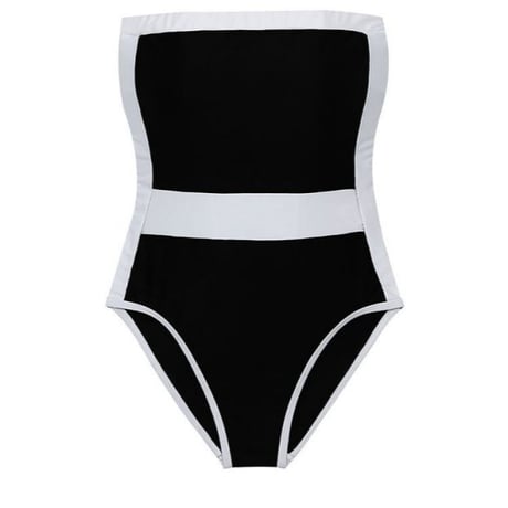 ラインバイカラーswimwear