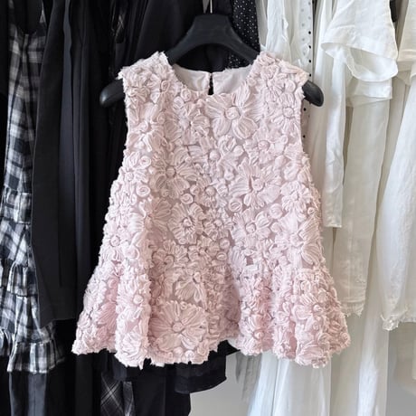 Blossom Veil Peplum Top