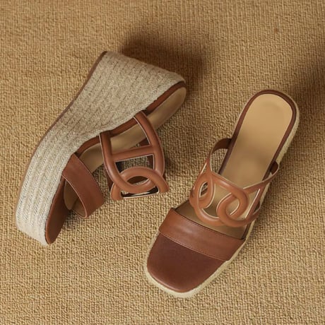 Loop Wedge Sandals