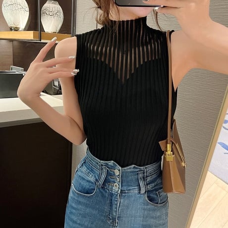 5color  sexyノースリトップス