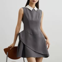 Élégance Collar Mini Dress