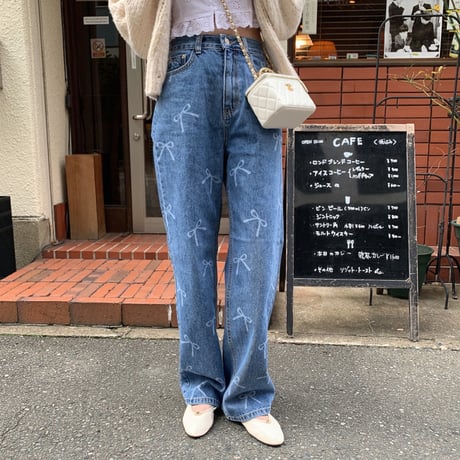 リボンモチーフパンツ