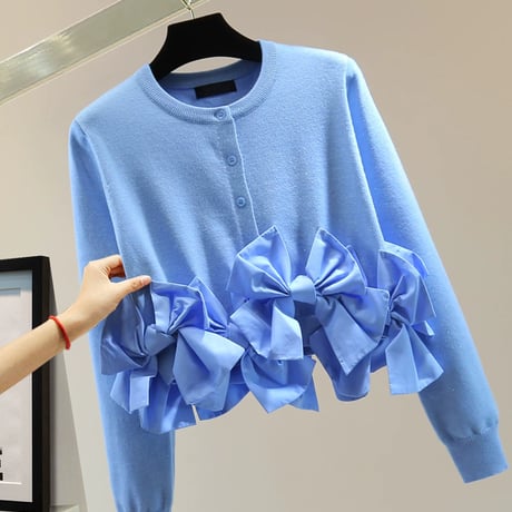 Ribbon Bloom Cardigan