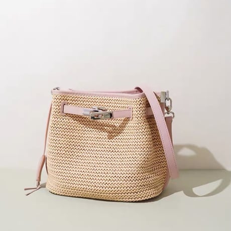 Raffia Belt Shoulder Bag