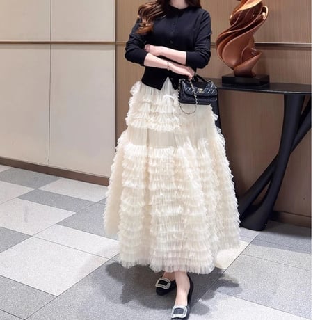 ボリュームチュールスカート