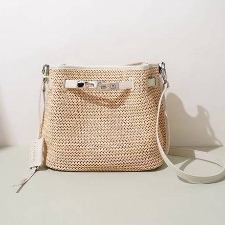 Raffia Belt Shoulder Bag