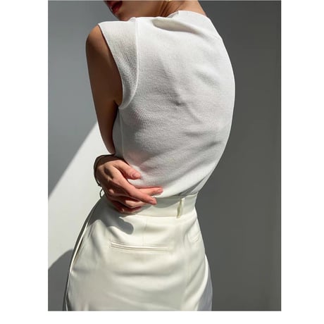 Sheer Muse Mockneck Knit Top