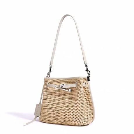 Raffia Belt Shoulder Bag