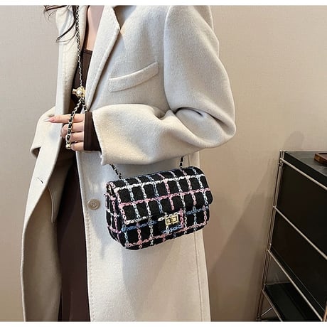 カラフルツイードbag