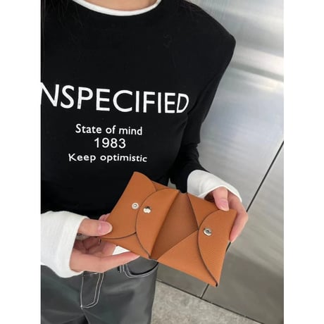 9colorMinimal Leather Card Case