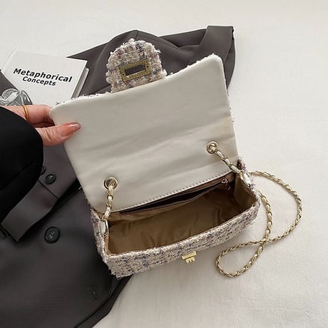 カラフルツイードbag