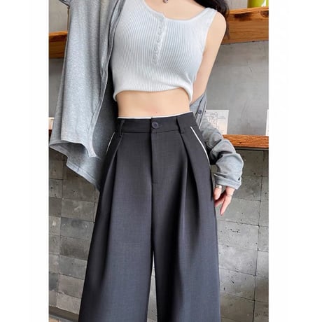 Line Accent Wide Slacks