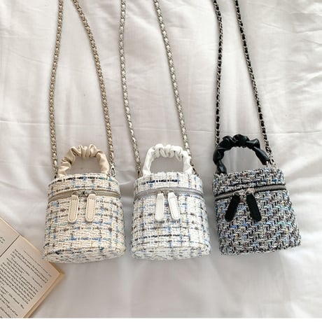 3colorツイードbag