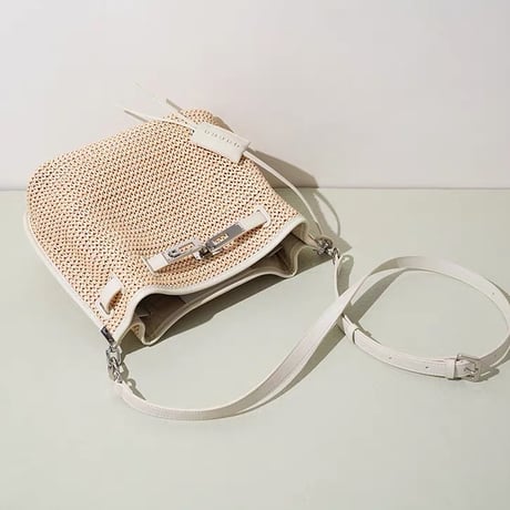 Raffia Belt Shoulder Bag