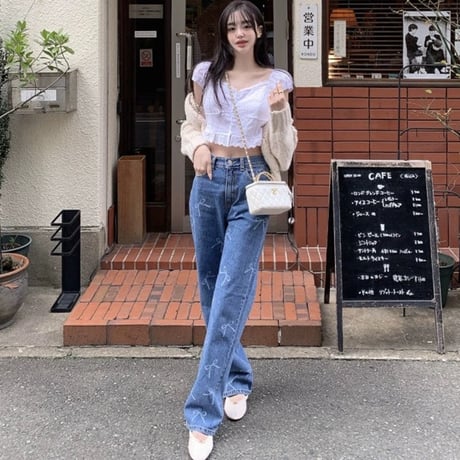 リボンモチーフパンツ