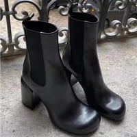 レザーチェルシーブーツ