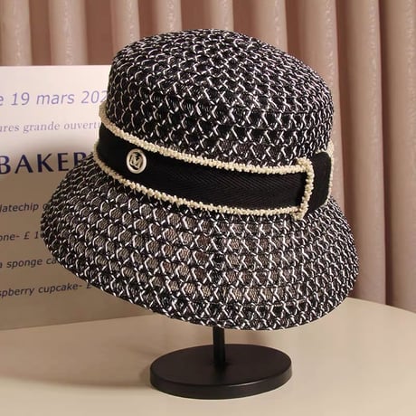 Tweed Trim Bucket Hat