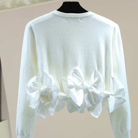 Ribbon Bloom Cardigan