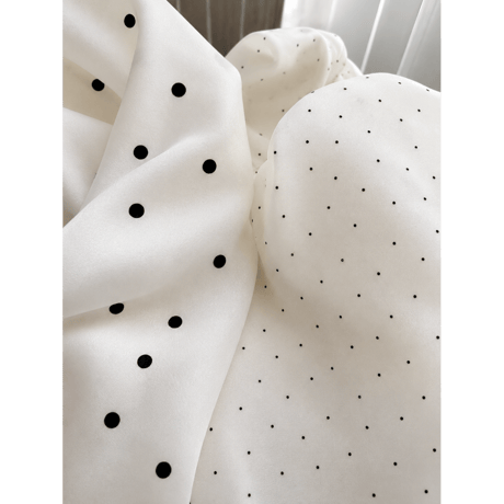 Dot Ribbon Airy Blouse