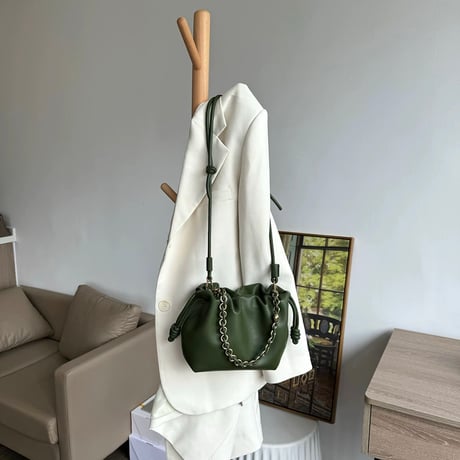 本革2sizeチェーンbag