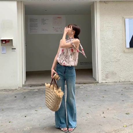 4designSheer Halter Blouse