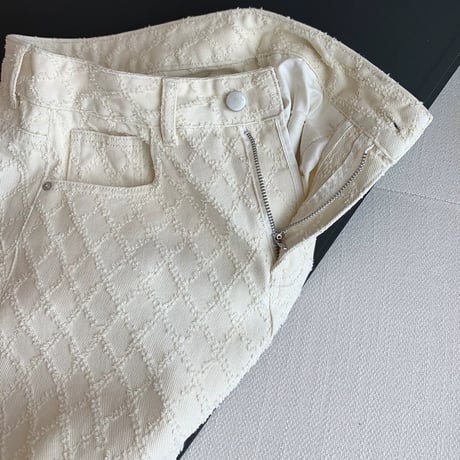 Cloud Ivory Straight Denim