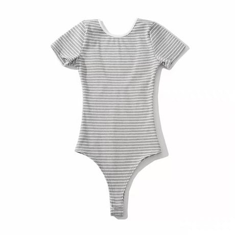 Back Open Border Bodysuit