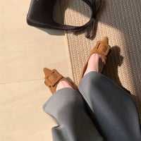 フレンチフラットシューズ