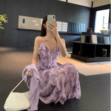 Sheer Floral Curve Slip Dress