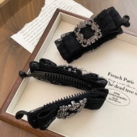 スクエアビジューヘアクリップ