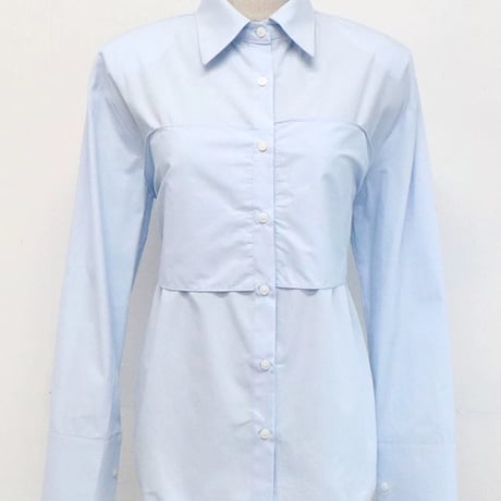 Back Ribbon Waist Shape Shirt