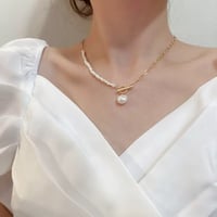 パールチェーンネックレス