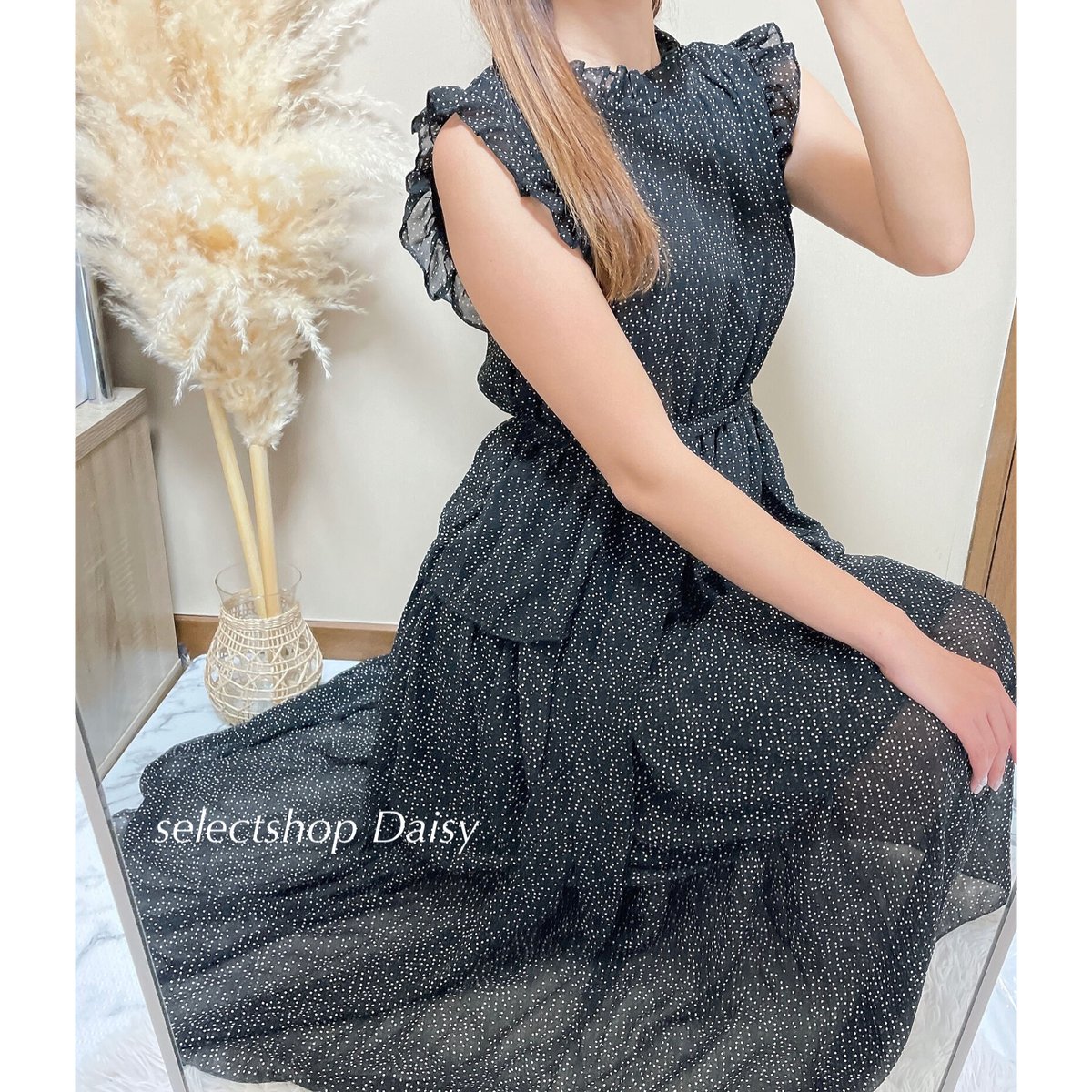 ☆最終価格☆レアCoCoマークロゴドット３段フリルワンピ ☆最終価格☆レアCoCoマークロゴドット3段フリルワンピ