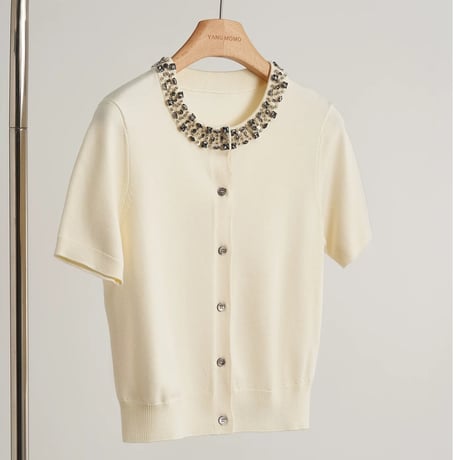 Bijou Collar Knit Cardigan