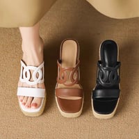 【一部即納】Loop Wedge Sandals