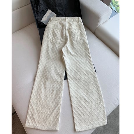 Cloud Ivory Straight Denim